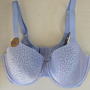 Wacoal Back Smoothing Bra 34DD Lavender 853303 Underwire T-Shirt NEW Shimmer